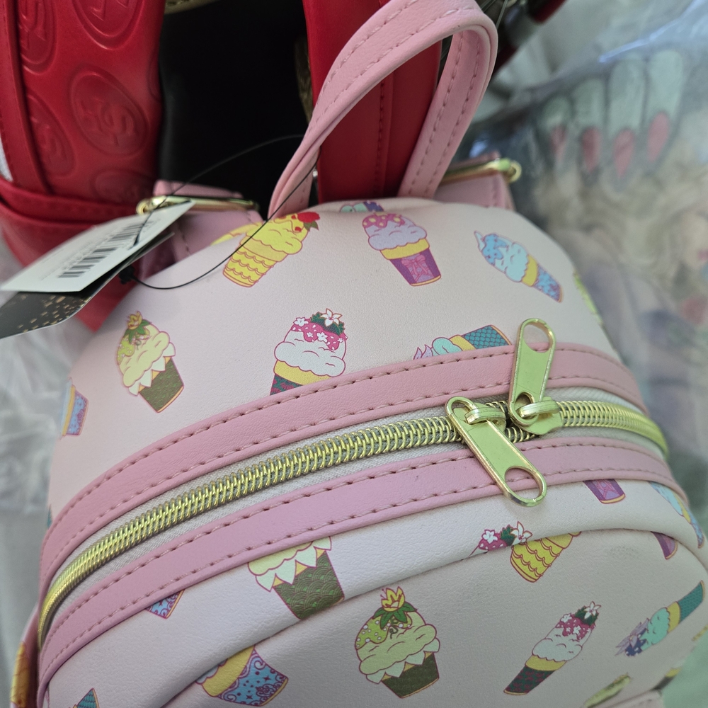 Loungefly Pink Cupcake Print Mini Backpack - Picture 2 of 5